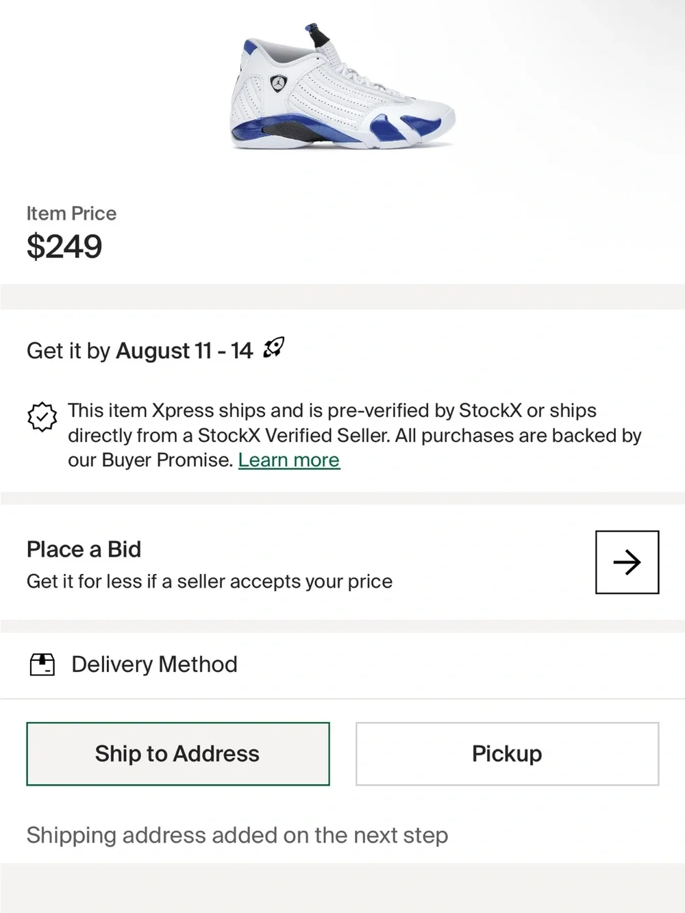 Jordan 14 Retro White hyper Royal Basketball Sneakers - Classic Athletic Shoe